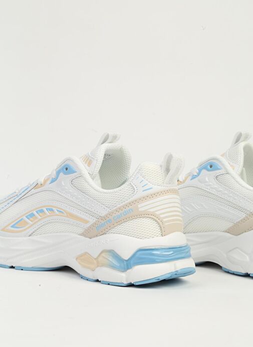 Pierre Cardin Beyaz Mavi Kadın Spor Ayakkabı İTHAL PCI-11369 - Görsel 5