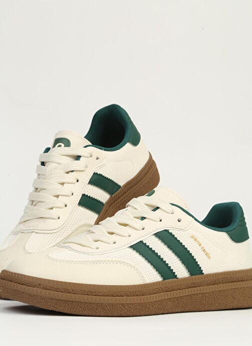 Pierre Cardin Beyaz Yeşil Erkek Spor Ayakkabı İTHAL PCI-11380 - Görsel 4