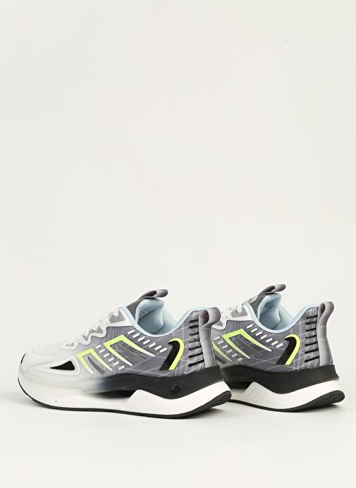 Pierre Cardin Beyaz Gri Erkek Spor Ayakkabı İTHAL PCI-11416 - Görsel 4