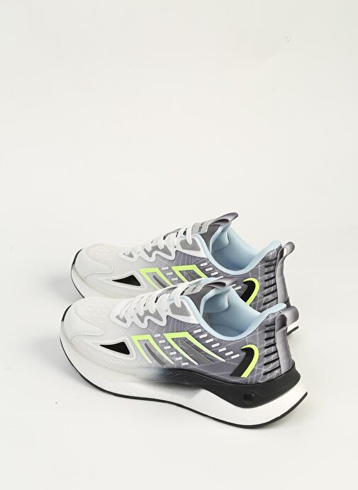 Pierre Cardin Beyaz Gri Erkek Spor Ayakkabı İTHAL PCI-11416 - Görsel 5