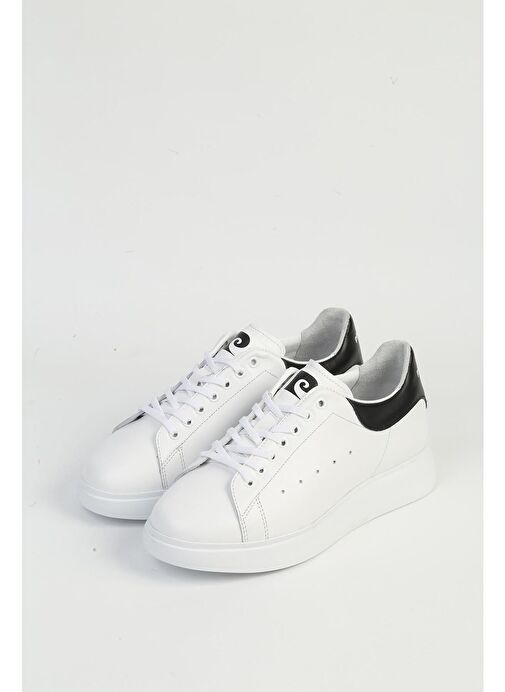 Pierre Cardin Erkek Deri Beyaz Sneaker PC-32722 - Görsel 5