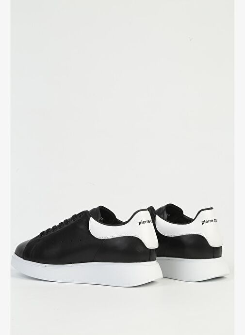 Pierre Cardin Erkek Deri Siyah Beyaz Sneaker PC-32722 - Görsel 4