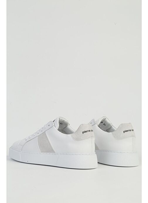 Pierre Cardin Beyaz Kadın Deri Sneaker PC-32723-Beyaz - Görsel 4