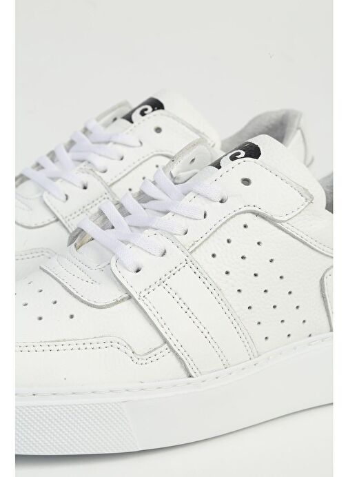 Pierre Cardin Beyaz Kadın Deri Sneaker PC-32724 - Görsel 5