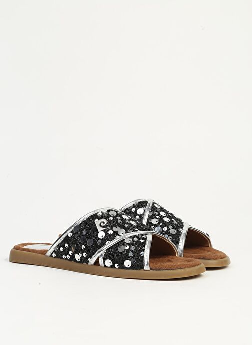 Pierre Cardin Gümüş Kadın Terlik PC-54775 - Görsel 3