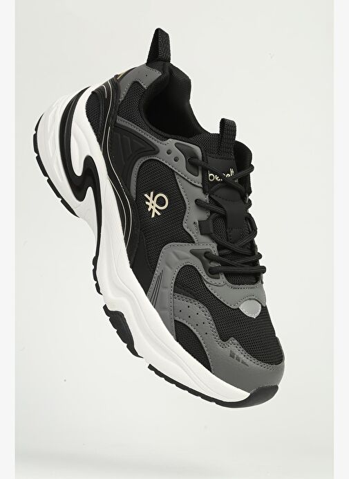 Siyah Beyaz Erkek Spor Ayakkabı İTHAL - Görsel 3