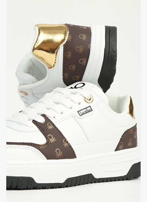 Beyaz Kadın Spor Ayakkabı İTHAL - Görsel 5