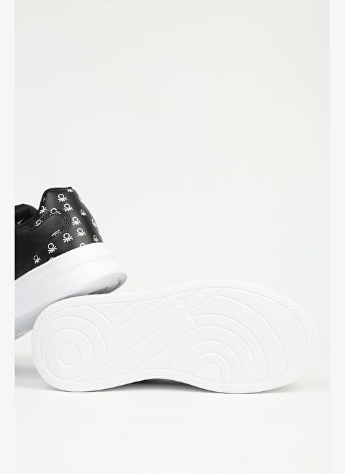 Siyah Beyaz Kadın Spor Ayakkabı İTHAL BNI-12098 - Görsel 5