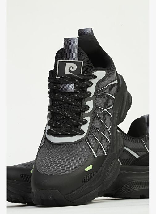 Erkek Siyah Spor Ayakkabı İTHAL - Görsel 5