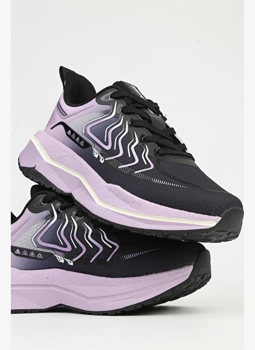 Kadın Siyah Spor Ayakkabı İTHAL - Görsel 5