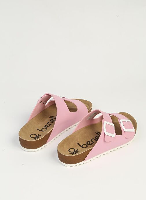 Benetton Pembe Kadın Terlik BN-1232-2 - Görsel 4