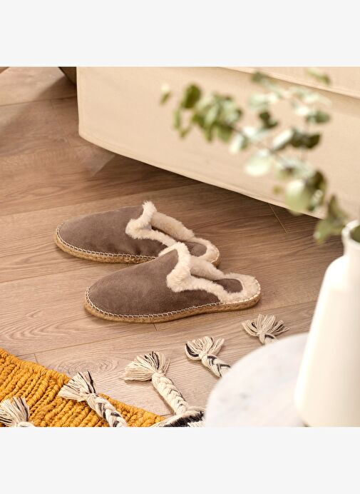 Florya Jüt Terlik Vizon - Görsel 3