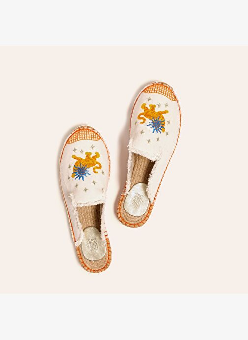 Florya Jüt Terlik 37-40 Ekru - Turuncu - Görsel 6