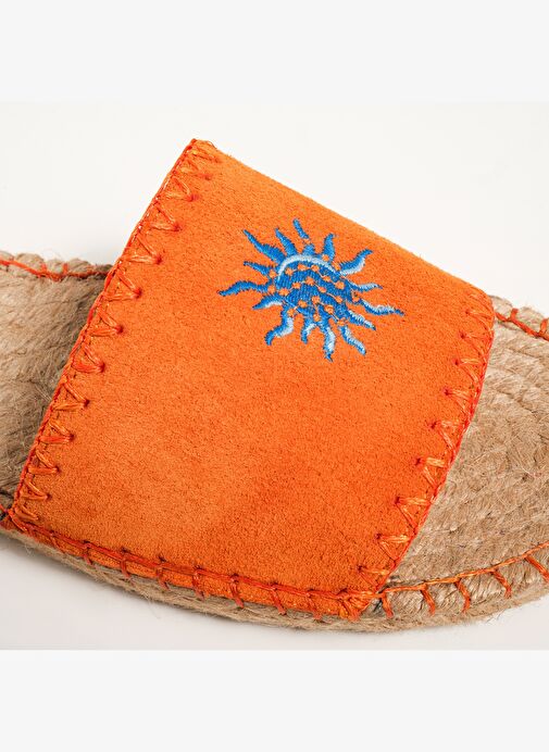 Florya Jüt Terlik 37-40 Turuncu - Görsel 4