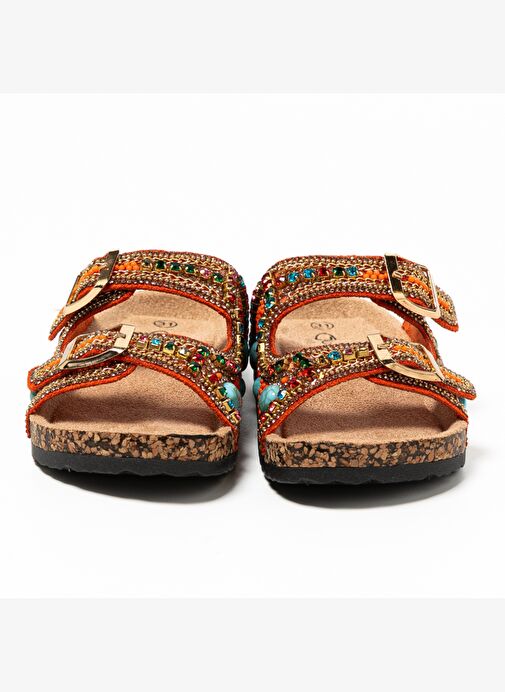 Kız Çocuk Terlik 25Y106-4 TR Guja Turuncu 31-36 - Görsel 7