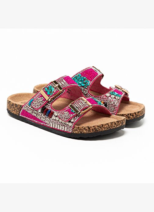 Kız Çocuk Terlik 25Y106-6 FS Guja Fuşya 31-36 - Görsel 4