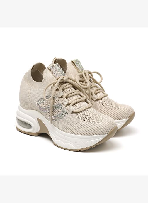 Kadın Spor 25Y300-1 BJ Guja Bej - Görsel 2