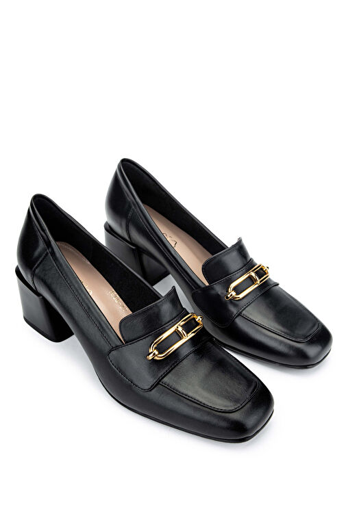 Tamer Tanca Bej Kadın Deri Loafer 33 7656 BN AYK Y24 - Görsel 3