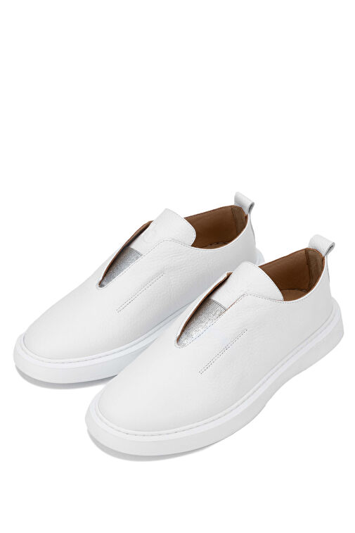 Tamer Tanca Bej Kadın Deri Günlük Ayakkabı 33 1203 BN AYK Y24 - Görsel 3