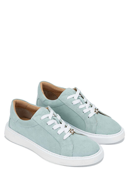 Tamer Tanca Kadın Hakiki Deri Mint Yeşil Sneakers & Spor Ayakkabı - Görsel 3