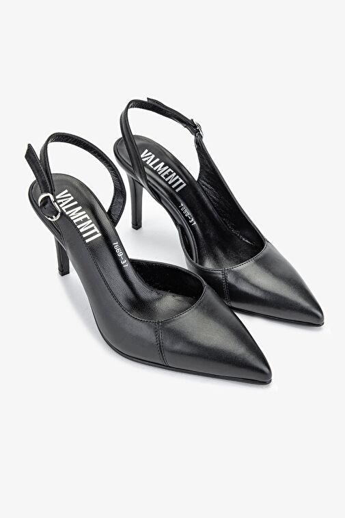 Valmenti Valmenti Tpillo Kadın Siyah Hakiki Deri Topuklu Ayakkabı Stiletto | Boyner Siyah - 3. görsel