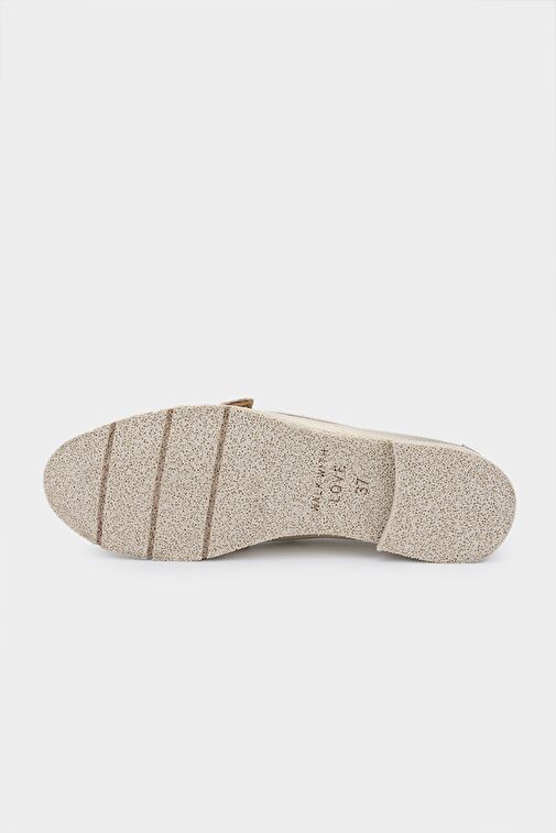 Valmenti Patrika Kadın Dore Hakiki Deri Loafer Ayakkabı - Görsel 5