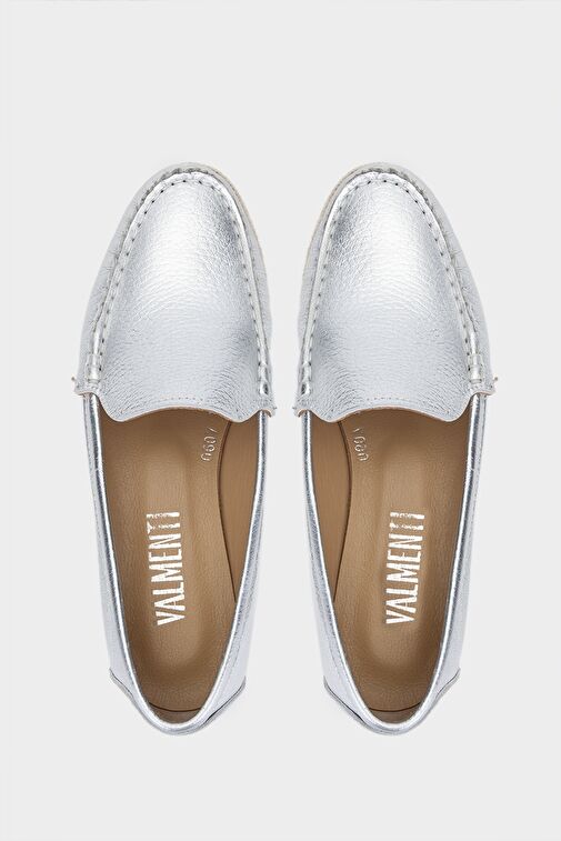 Valmenti Patrika Kadın Lame Hakiki Deri Loafer Ayakkabı - Görsel 6