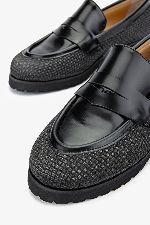 Valmenti Valmenti Siyah Siyah Ewa Kadın Siyah/Siyah Hakiki Deri Loafer Ayakkabı Boyner'de! Siyah Siyah - 4. görsel