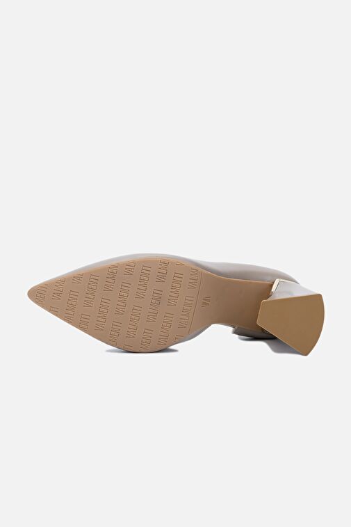 Valmenti Avıor Kadın Vizon Hakiki Deri Topuklu Ayakkabı - Görsel 6