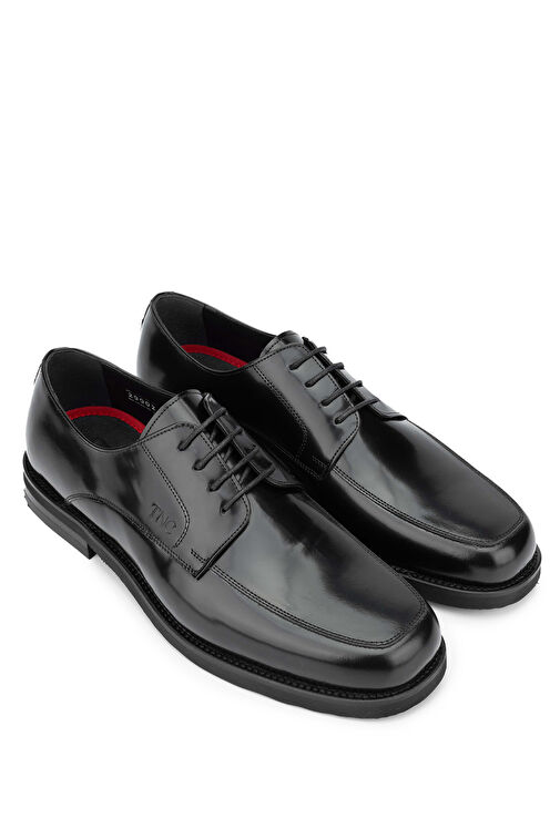 Tamer Tanca Erkek Hakiki Deri Siyah Açma Klasik Ayakkabı - Görsel 3
