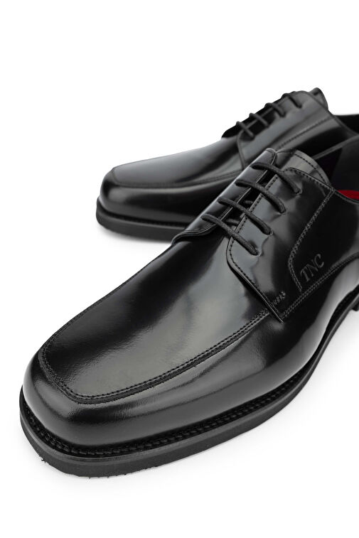 Tamer Tanca Erkek Hakiki Deri Siyah Açma Klasik Ayakkabı - Görsel 4