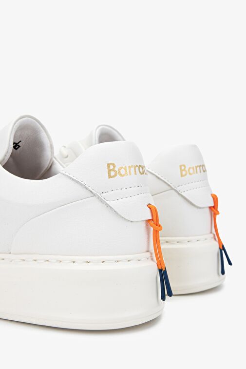 Barracuda Kadın Hakiki Deri Beyaz Sneakers & Spor Ayakkabı - Görsel 6