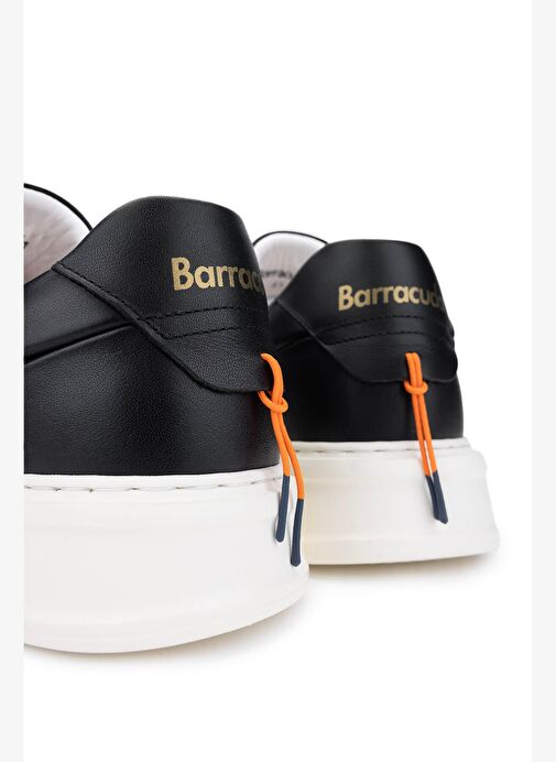 Barracuda Erkek Hakiki Deri Siyah Sneakers & Spor Ayakkabı - Görsel 5