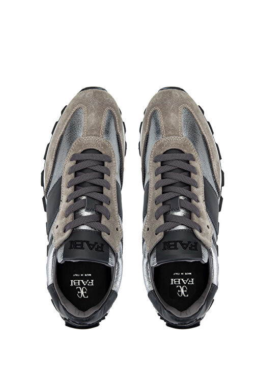 Fabi Erkek Hakiki Deri Gri Sneakers & Spor Ayakkabı - Görsel 7