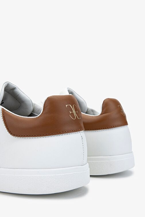 Fabi Erkek Hakiki Deri Beyaz Sneakers & Spor Ayakkabı - Görsel 6