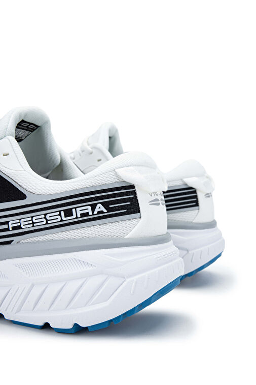 FESSURA Erkek Tekstil Beyaz/Siyah Sneakers & Spor Ayakkabı - Görsel 6