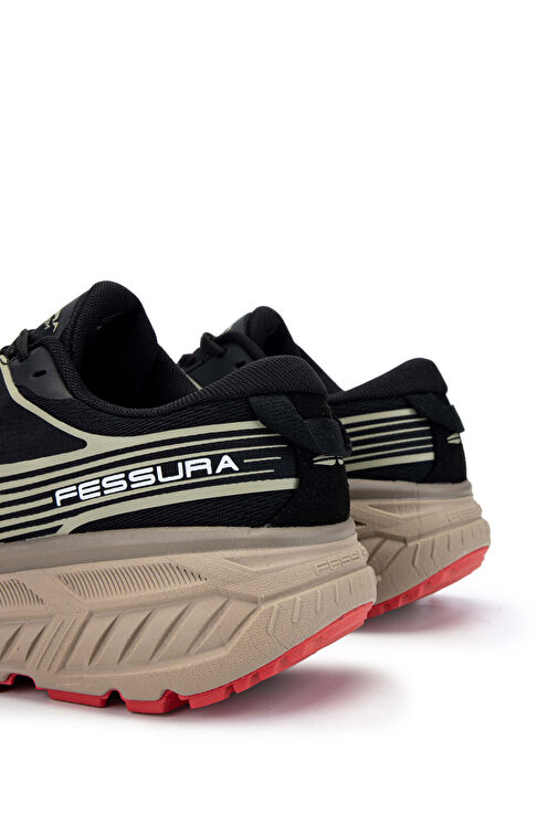 FESSURA Kadın Tekstil Siyah/Kum Sneakers & Spor Ayakkabı - Görsel 6