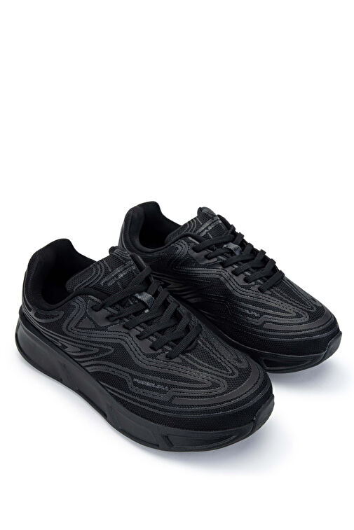 FESSURA Kadın Tekstil Siyah Sneakers & Spor Ayakkabı - Görsel 3