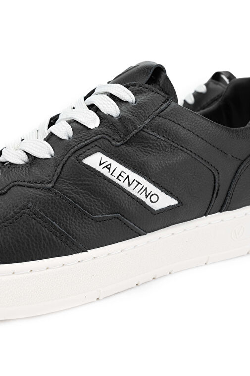 Mario Valentino Unisex Hakiki Deri Siyah Sneakers & Spor Ayakkabı - Görsel 4