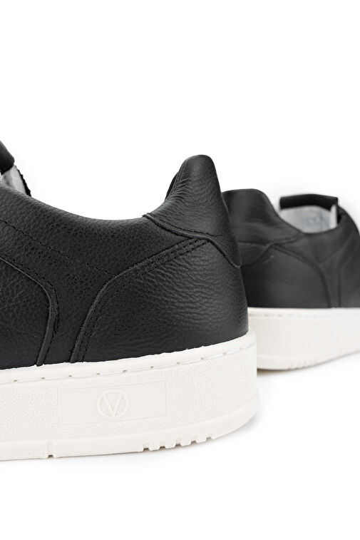 Mario Valentino Unisex Hakiki Deri Siyah Sneakers & Spor Ayakkabı - Görsel 5