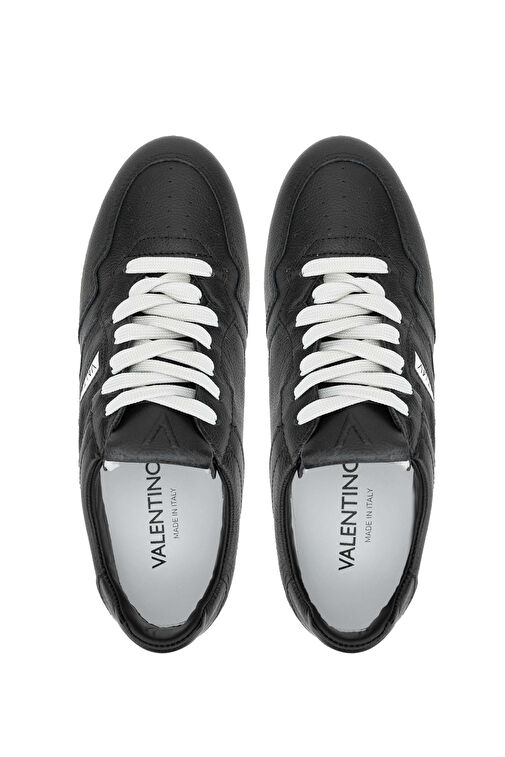 Mario Valentino Unisex Hakiki Deri Siyah Sneakers & Spor Ayakkabı - Görsel 7