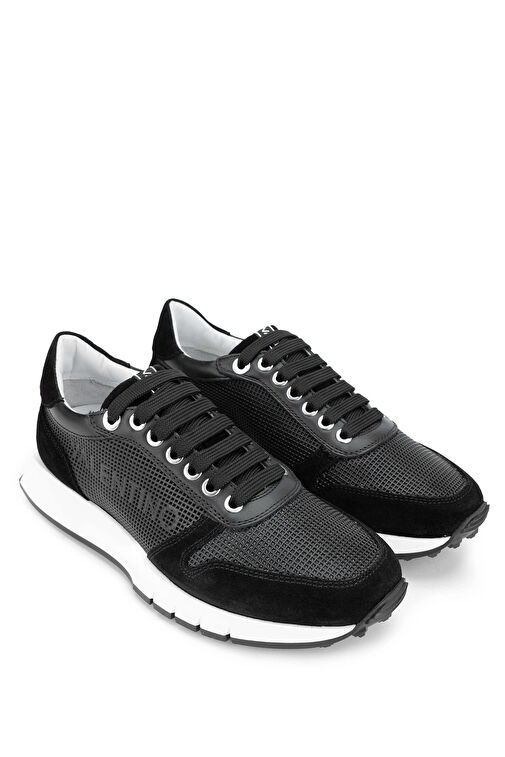 Mario Valentino Siyah Kadın Deri Sneaker 1040 95A2602 BN AYK Y24 - Görsel 3