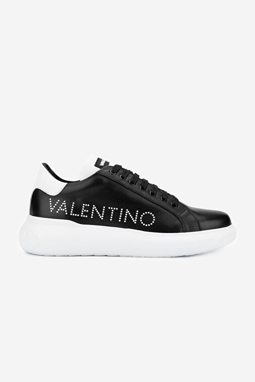 Valmenti İtimi Kadın BLACK/WHITE Hakiki Deri Sneakers & Spor Ayakkabı - Görsel 2