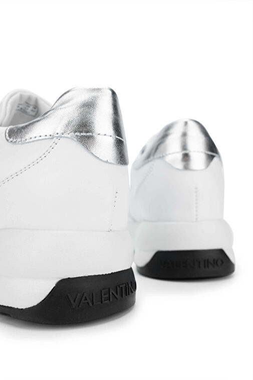 Mario Valentino Kadın Hakiki Deri Beyaz/Gümüş Sneakers & Spor Ayakkabı - Görsel 5