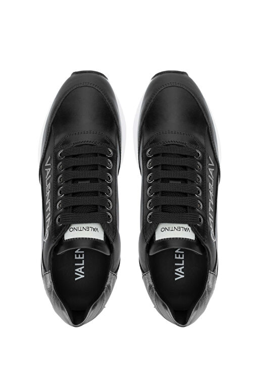 Mario Valentino Beyaz-Gümüş Kadın Deri Sneaker 1040 91E1002 BN AYK Y24 - Görsel 6