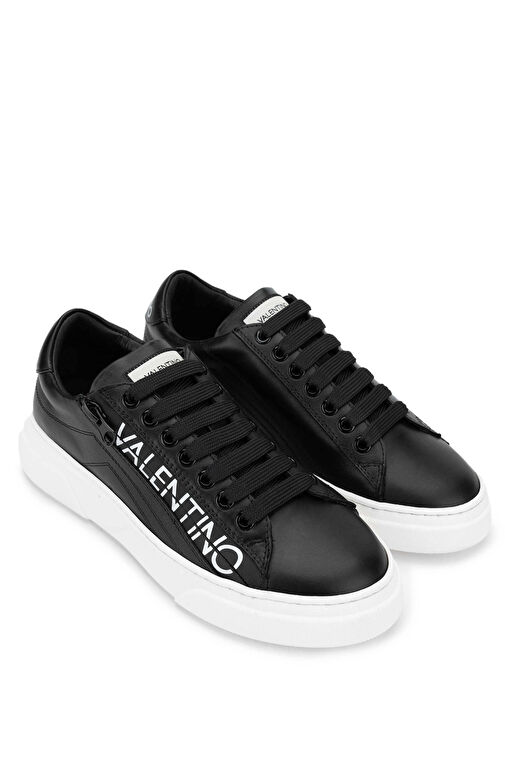 Mario Valentino Beyaz-Gümüş Kadın Deri Sneaker 1040 91S3902 BN AYK Y24 - Görsel 3