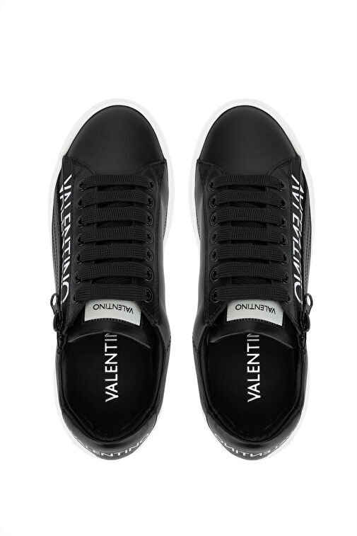 Mario Valentino Beyaz-Gümüş Kadın Deri Sneaker 1040 91S3902 BN AYK Y24 - Görsel 7