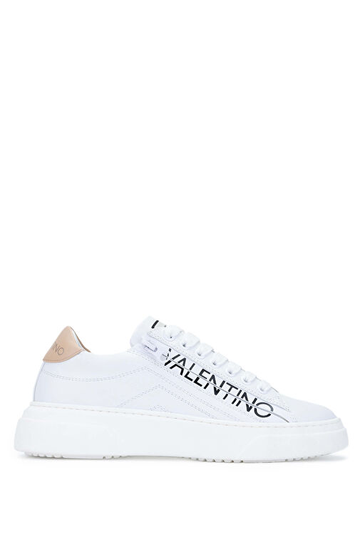 Mario Valentino Kadın Hakiki Deri Beyaz/Nude Sneakers & Spor Ayakkabı - Görsel 2