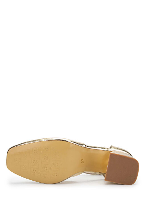 Tamer Tanca Gümüş Kadın Topuklu Ayakkabı 886 24-101 BN AYK Y24_bynr1 - Görsel 4