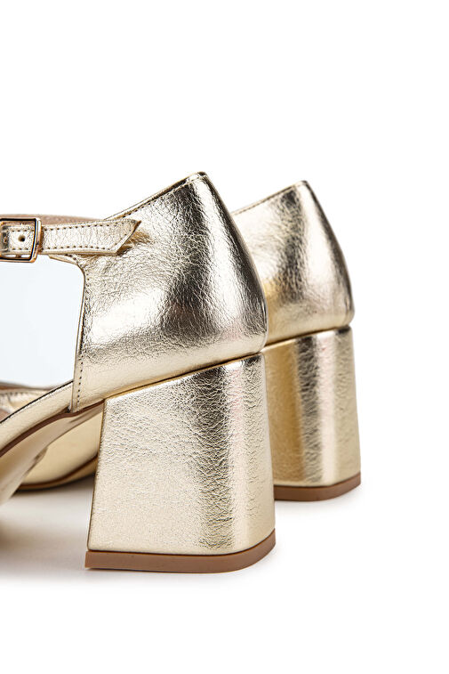 Tamer Tanca Gümüş Kadın Topuklu Ayakkabı 886 24-101 BN AYK Y24_bynr1 - Görsel 6